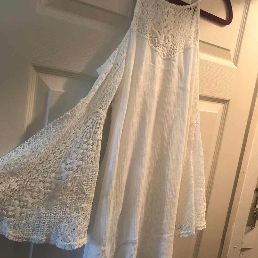 White Boho Dress